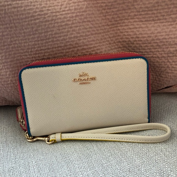 Coach Handbags - Rainbow and White Coach Wallet